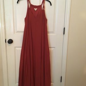Garnet Hill long cotton gauze dress